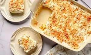 طرز تهیه دسر برفی نارگیلی، ویژه شب چله