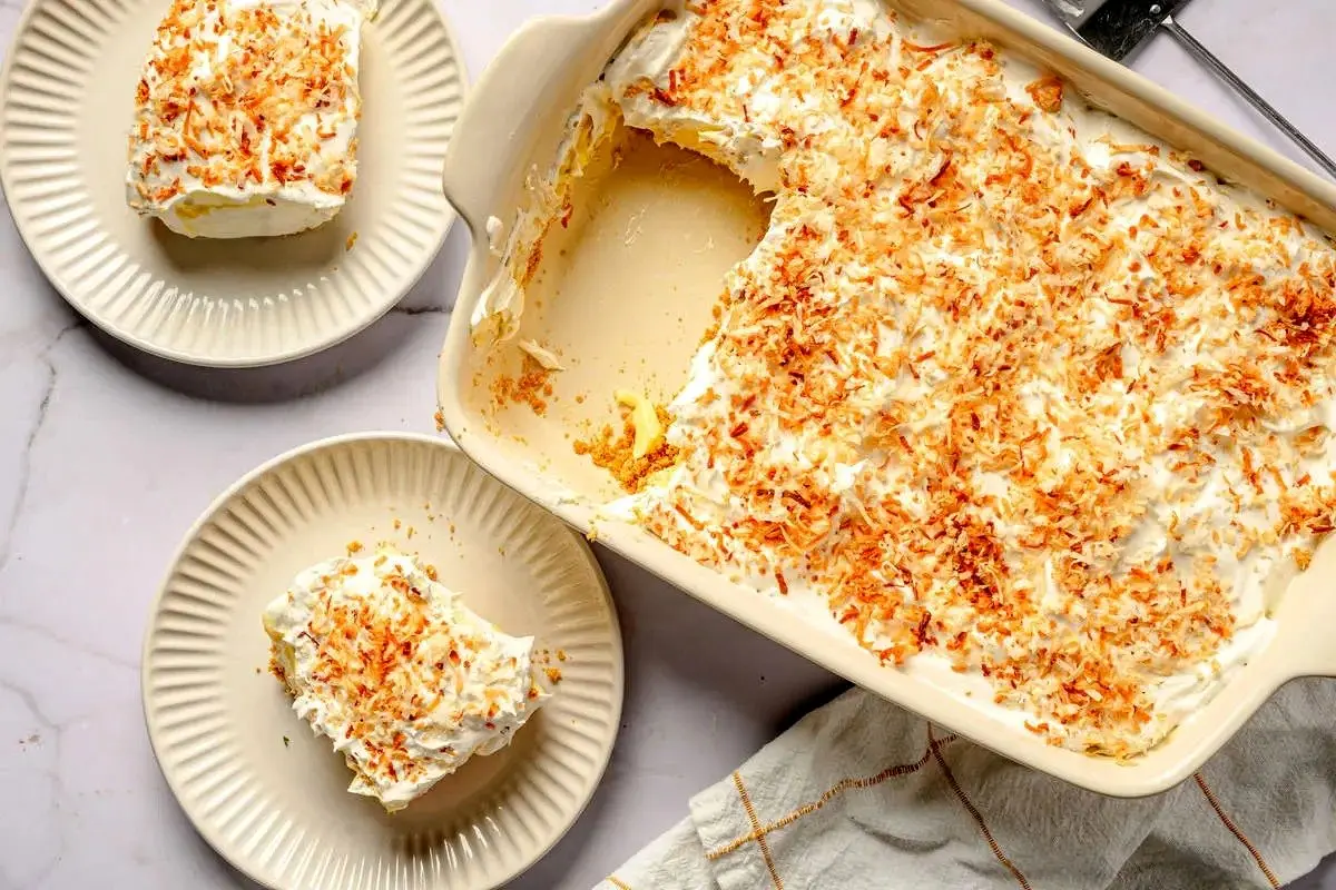 طرز تهیه دسر برفی نارگیلی، ویژه شب چله