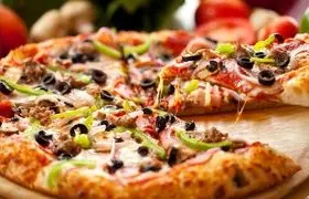 دستور پخت پیتزای مخلوط با خمیر خانگی
