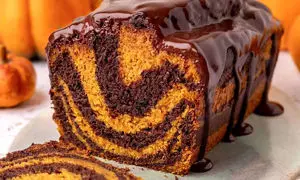  کیک ماربل کدو حلوایی؛ کیک با عطر و بوی پاییز