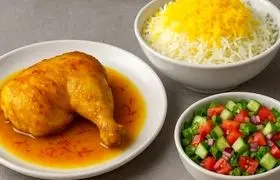 ببینید؛ طرز پخت مرغ مشهدی؛ جشنی از طعمها 