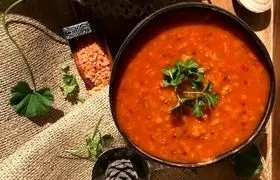 سوپ دال عدس ؛ راحت ، فوری برای روزهای جنگ