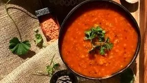 سوپ دال عدس ؛ راحت ، فوری برای روزهای جنگ