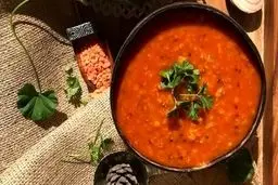 سوپ دال عدس ؛ راحت ، فوری برای روزهای جنگ