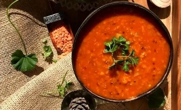 سوپ دال عدس ؛ راحت ، فوری برای روزهای جنگ