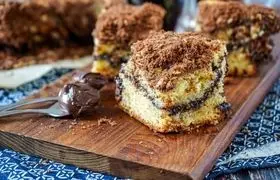 کیک دارچینی با استروزل شکلاتی؛ عطر زمستان در یک برش گرم