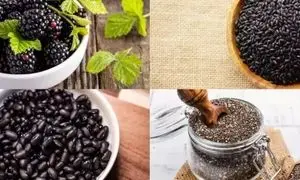 ۵ غذای سیاه که وزن شما را کاهش می‌دهند