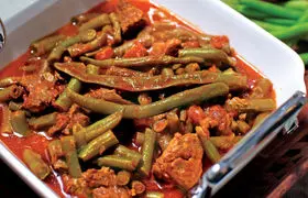 این خورش لذیذ را با لوبیا سبز آماده کنید