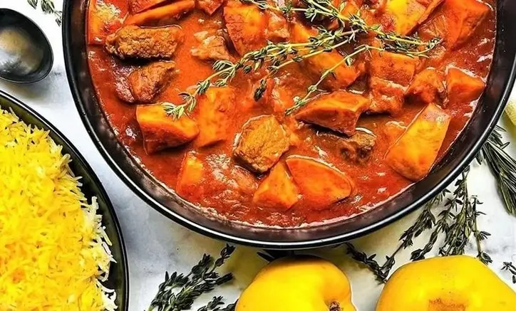 طرز تهیه خورشت به آلو با گوشت