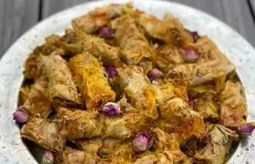 طرز تهیه باقلوا با ارده و شیره انگور؛ ترد و خوش طعم