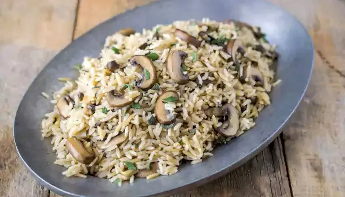 طرز تهیه قارچ پلو ساده بدون گوشت خوشمزه به ۳ روش