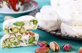 طرز تهیه گز آردی اصفهان به روش بازاری