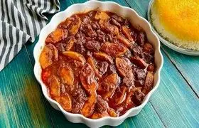 خورشت «به» با ماهیچه ؛ عطر پاییز روی سفره شب یلدا
