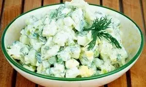 سالاد سیب زمینی و ذرت با شوید ؛ ساده ، خوش عطر و دوست داشتنی