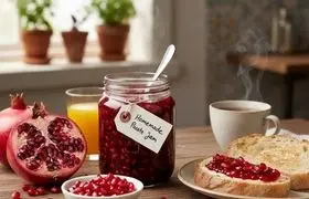 چطور مربای انار درست کنیم که نه شکرک بزند، نه تیره شود و همیشه خوشرنگ بماند؟