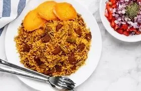 لوبیا پلو مجلسی به سبک مامان پز ؛ وقتی سادگی خوشمزه ترین انتخاب است