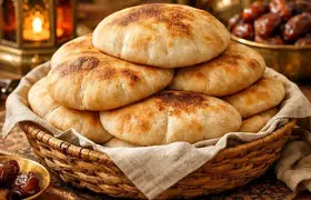 فوت‌وفن‌ تهیه نان عربی در ماهیتابه ؛ ویژه ماه رمضان