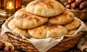 فوت‌وفن‌ تهیه نان عربی در ماهیتابه ؛ ویژه ماه رمضان