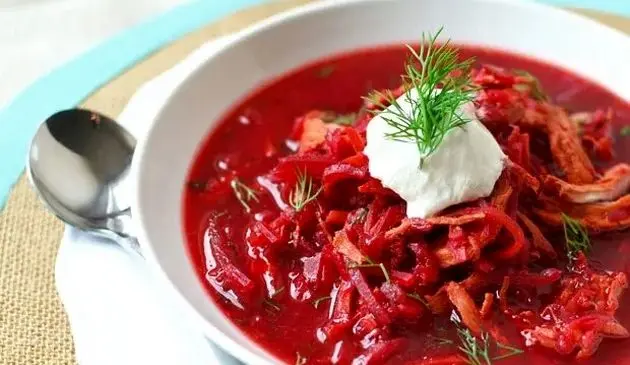 سوپ بُرش یاقوتی؛ مقوی، سالم و خوشرنگ