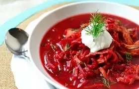 سوپ بُرش یاقوتی؛ مقوی، سالم و خوشرنگ