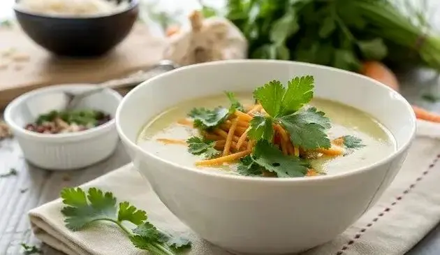 سوپ ماست و گشنیز، نسخه خوشمزه کاهش وزن