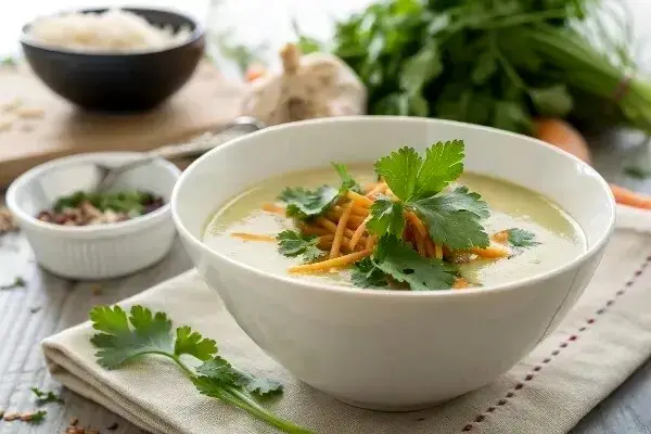 سوپ ماست و گشنیز، نسخه خوشمزه کاهش وزن