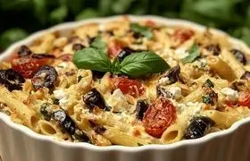 ببینید؛ طرز تهیه پاستای مدیترانه ای با بادمجان