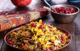 طرز تهیه انار پلو، غذای ویژه برای شام یلدا
