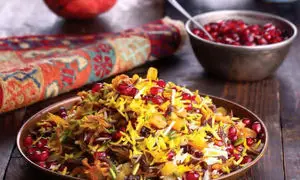 طرز تهیه انار پلو، غذای ویژه برای شام یلدا
