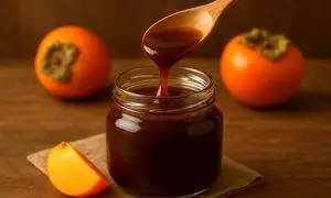 شیره خرمالوی خانگی ؛ شیرین کننده طبیعی پاییزی و مقوی + روش تهیه