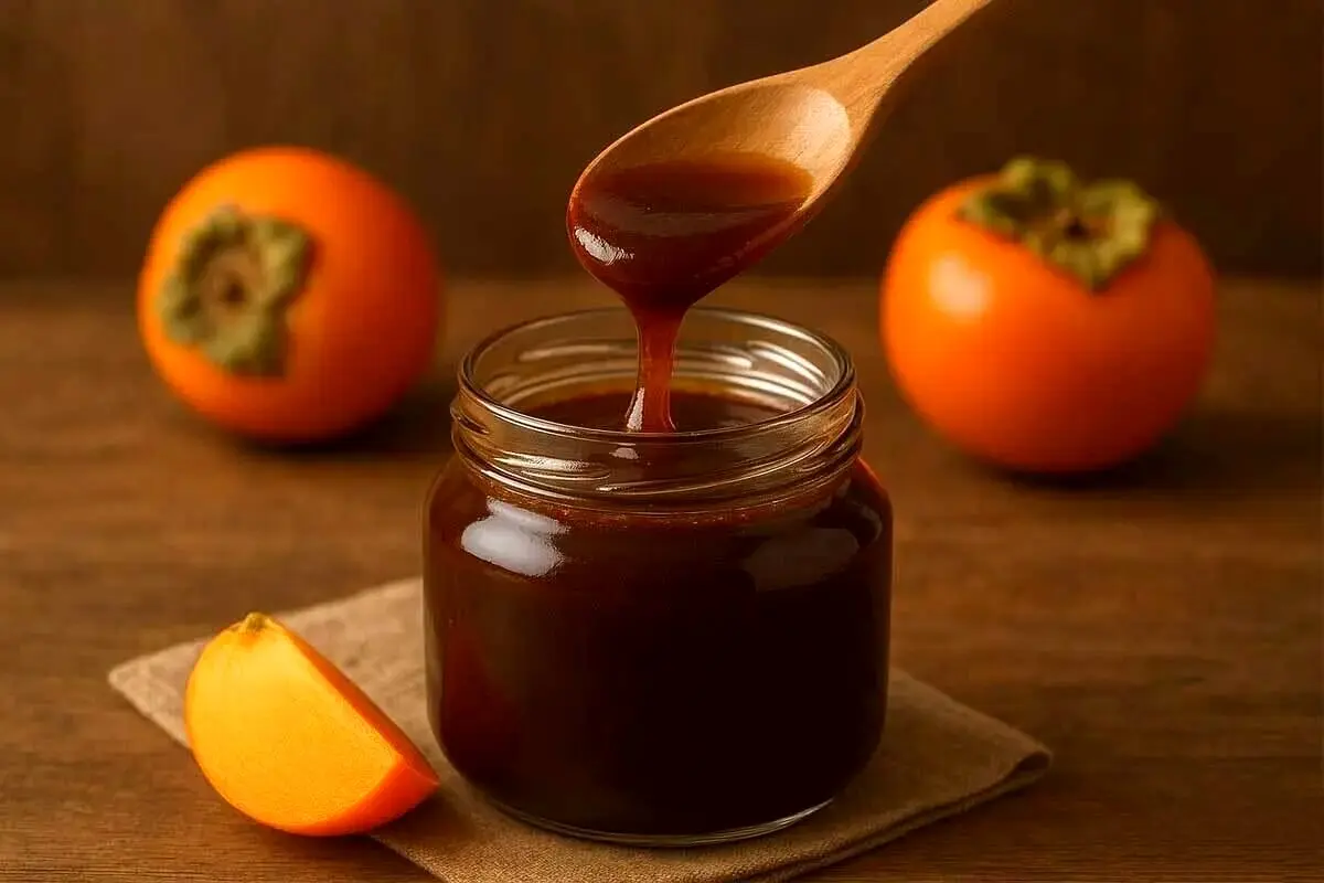 شیره خرمالوی خانگی ؛ شیرین کننده طبیعی پاییزی و مقوی + روش تهیه