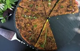 طرز تهیه کوکو بادمجان برای شام و ناهار