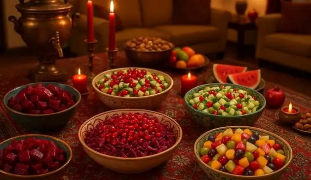 ۵ سالاد شیک و مجلسی برای شب یلدا