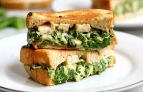 طرز تهیه ساندویچ اسفناج و گردو؛ ساندویچ لذیذ و مقوی