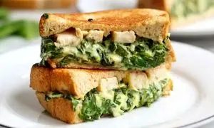 طرز تهیه ساندویچ اسفناج و گردو؛ ساندویچ لذیذ و مقوی