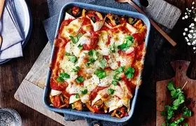 آنچیلادای رژیمی؛ غذای محبوب مکزیکی