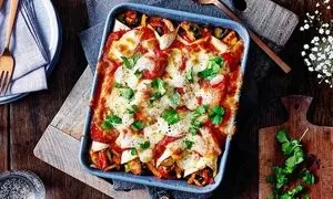 آنچیلادای رژیمی؛ غذای محبوب مکزیکی