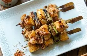 طرز تهیه چیکن یاکیتوری (جوجه کباب ژاپنی)