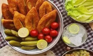 کتلت سیب زمینی شیرازی بازاری بدون گوشت + روش تهیه