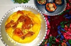 طرز تهیه باسترما پلو به سبک اردبیلی