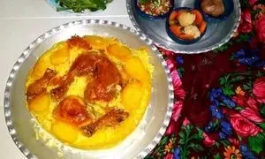 طرز تهیه باسترما پلو به سبک اردبیلی