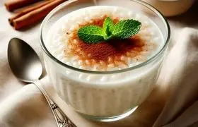 دسر کرم برنجی؛ دسر بسیار لطیف و خوشمزه با پایه برنج