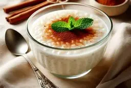 دسر کرم برنجی؛ دسر بسیار لطیف و خوشمزه با پایه برنج