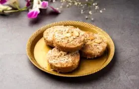 پخت شیرینی ملکه بادام بدون فر، با فرمول خیلی راحت