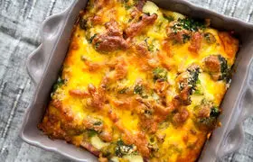 طرز تهیه کاسرول بروکلی و پنیر