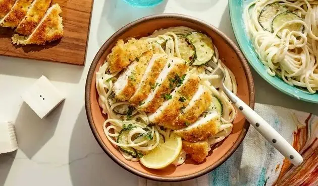 اسپاگتی مرغ رستورانی با طعمی عالی و بی نظیر