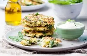 پنکیک سبزیجات؛ یک میان وعده فوری و مقوی برای کودکان