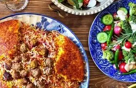 طرز تهیه سماق پلو مجلسی با گوشت
