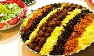 طرز تهیه کشمش پلو مجلسی و خوشمزه با گوشت چرخ کرده