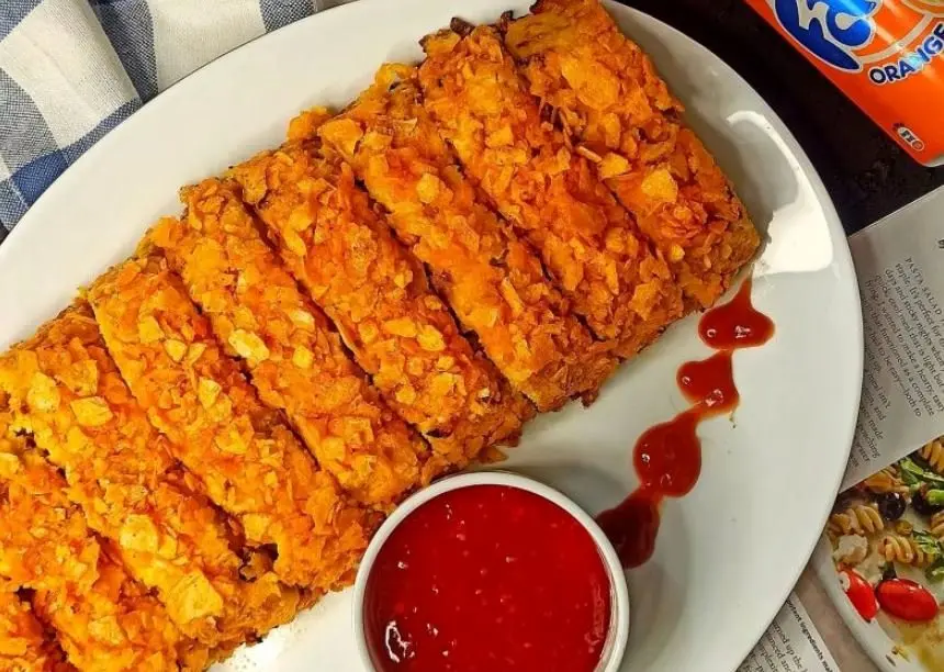 دستور پخت رولت مرغ و سبزیجات سوخاری 